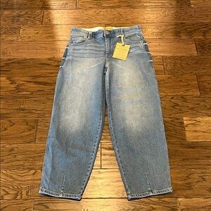 Democracy Ab Technology Wide Leg Mid Rise Ankle Length NWT Size 6